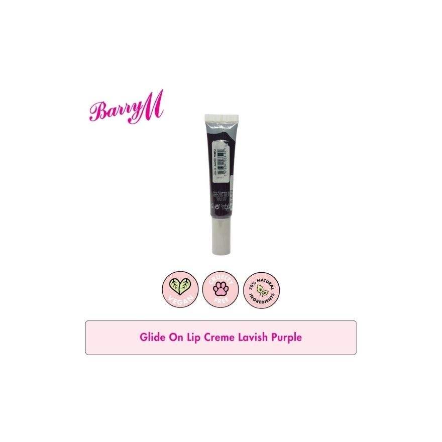 Barry M Glide on Lip Creme Lavish Purple