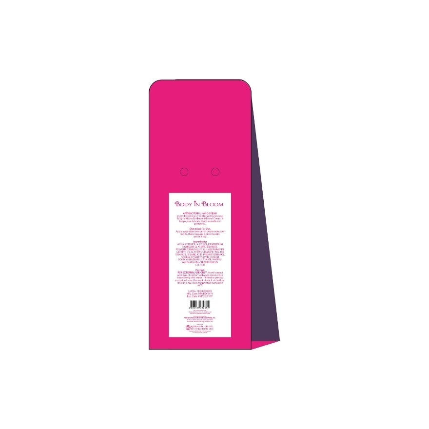 BODY IN BLOOM Antibacterial Hand Cream Pink 100ml