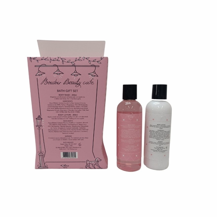 BATH AND BLISS  Beauty Boudoir Café Bath Set