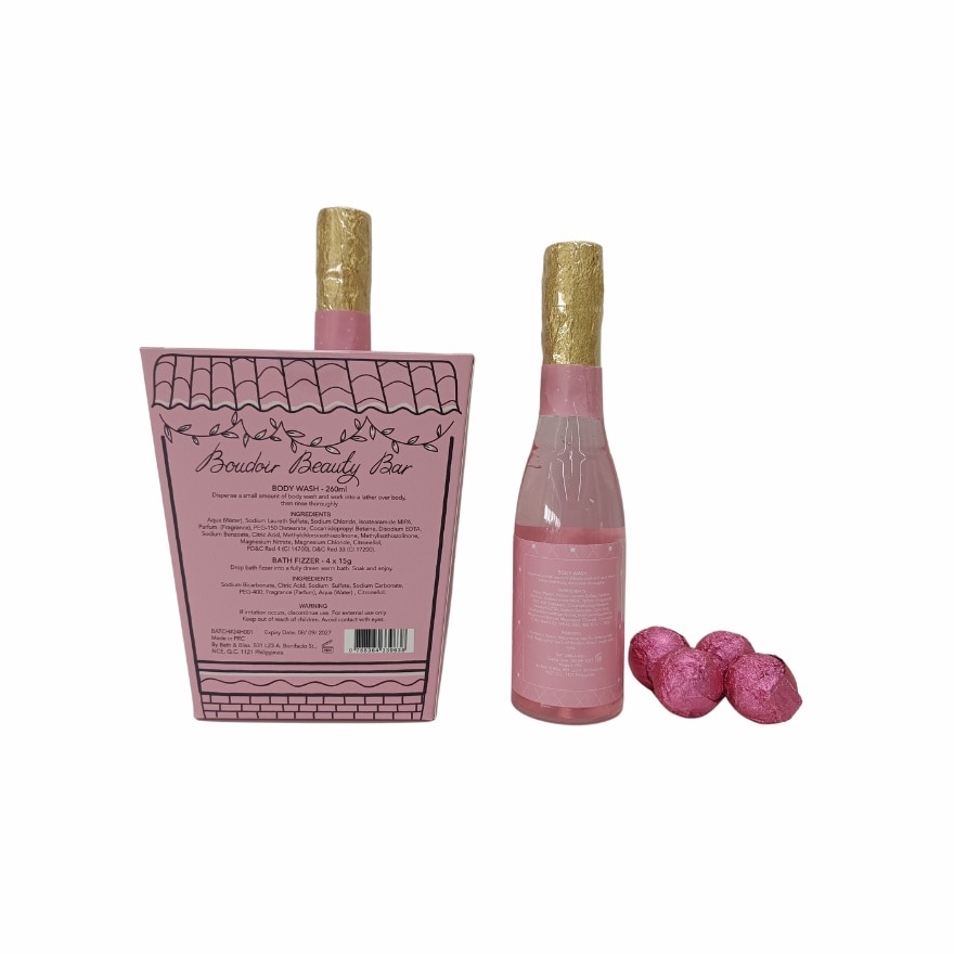 BATH AND BLISS Beauty Boudoir Bar Champagne Bath Set