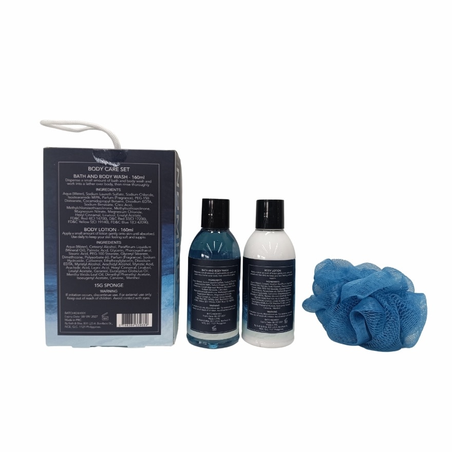 BATH AND BLISS Nomad Men's Body Care Set