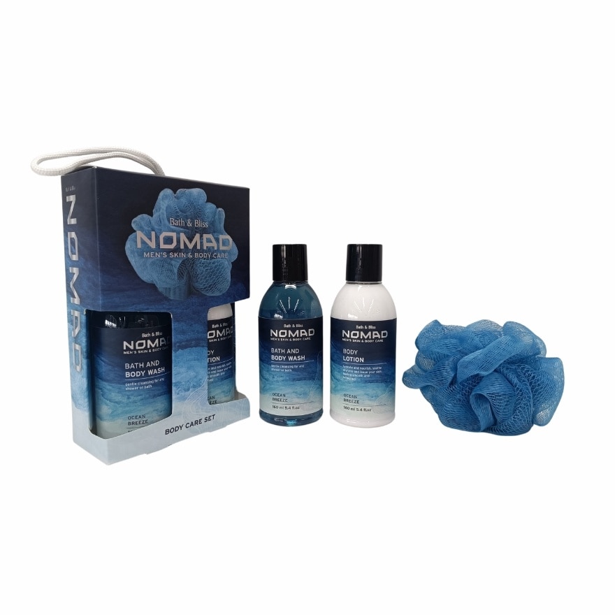 BATH AND BLISS Nomad Men's Body Care Set