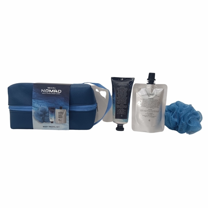 BATH AND BLISS Nomad Men's Body Travel Kit