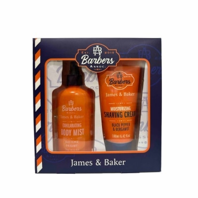 JAMESNBAKER JAMES AND BAKER Barber's Association Men's Care set