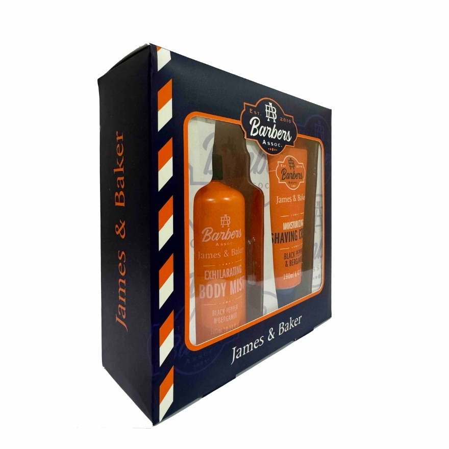 JAMES AND BAKER Barber's Association Men's Care set