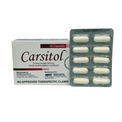 CARSITOL, Carsitol D-Chiro-Inositol 500mg | Watsons Philippines