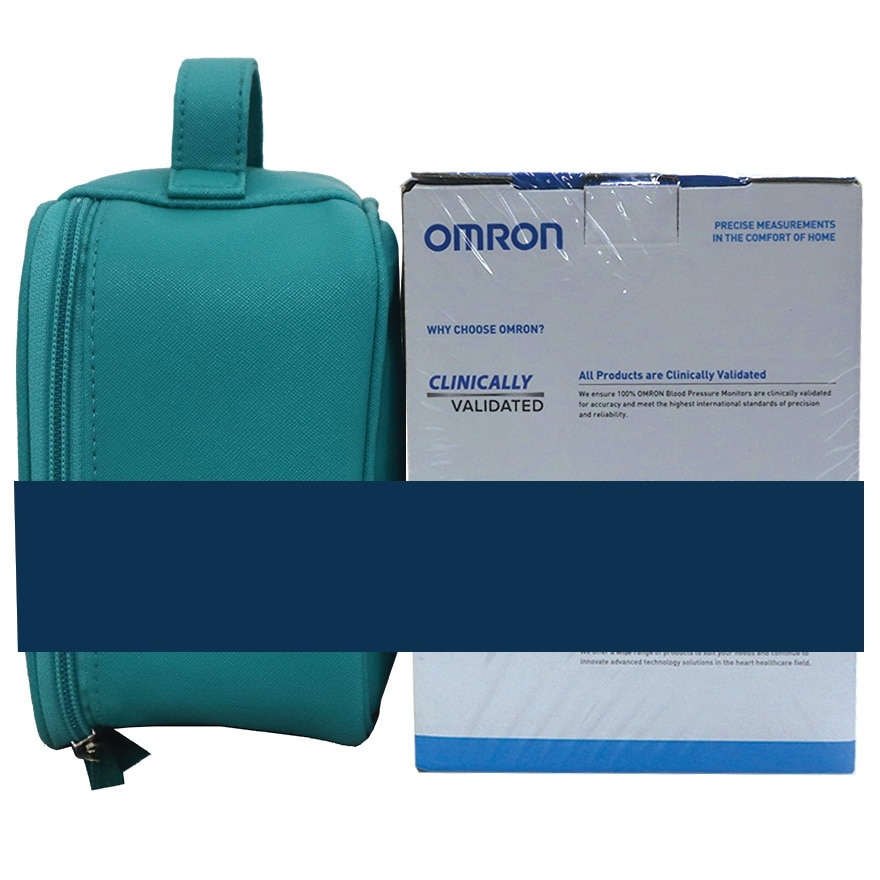 OMRON HEM-7121 Automatic Upper Arm Blood Pressure Monitor BP BPM Digital with FREE CLUTCH BAG