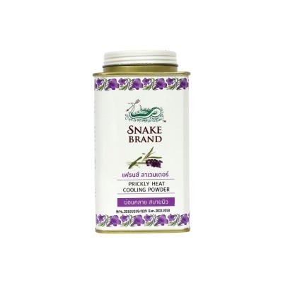 SNAKE BRAND SNAKE BRAND Prickly Heat Cooling Powder Relaxing Lavender 140g