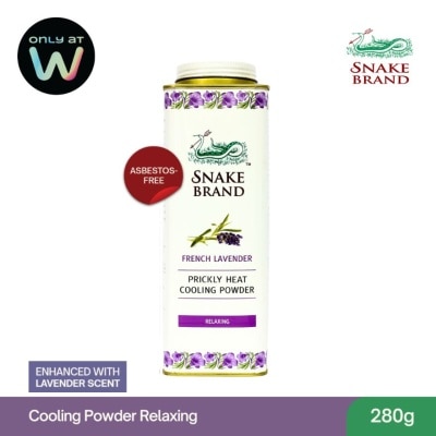 SNAKE BRAND SNAKE BRAND Prickly Heat Cooling Powder Relaxing Lavender 280g