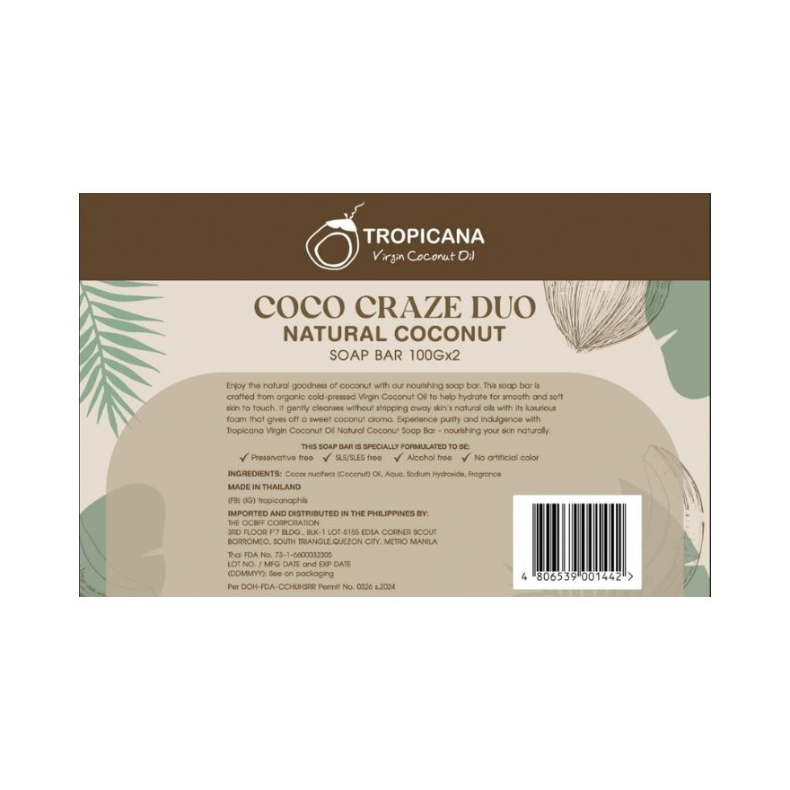 TROPICANA Nadine's Coco Craze Duo 100g 2s