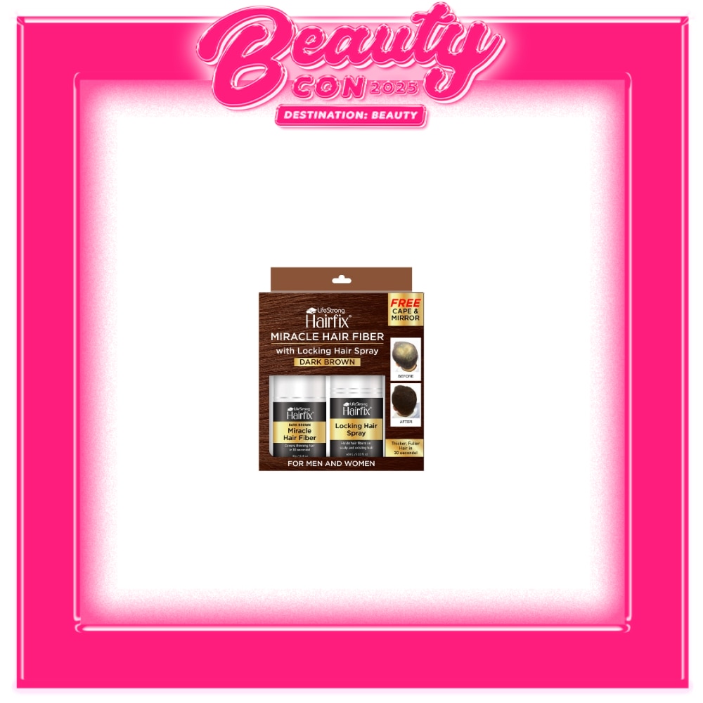 HAIRFIX Miracle Hair Fiber Set - Dark Brown