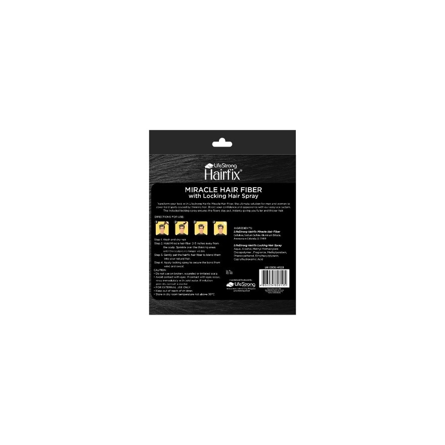 HAIRFIX Miracle Hair Fiber Set - Black