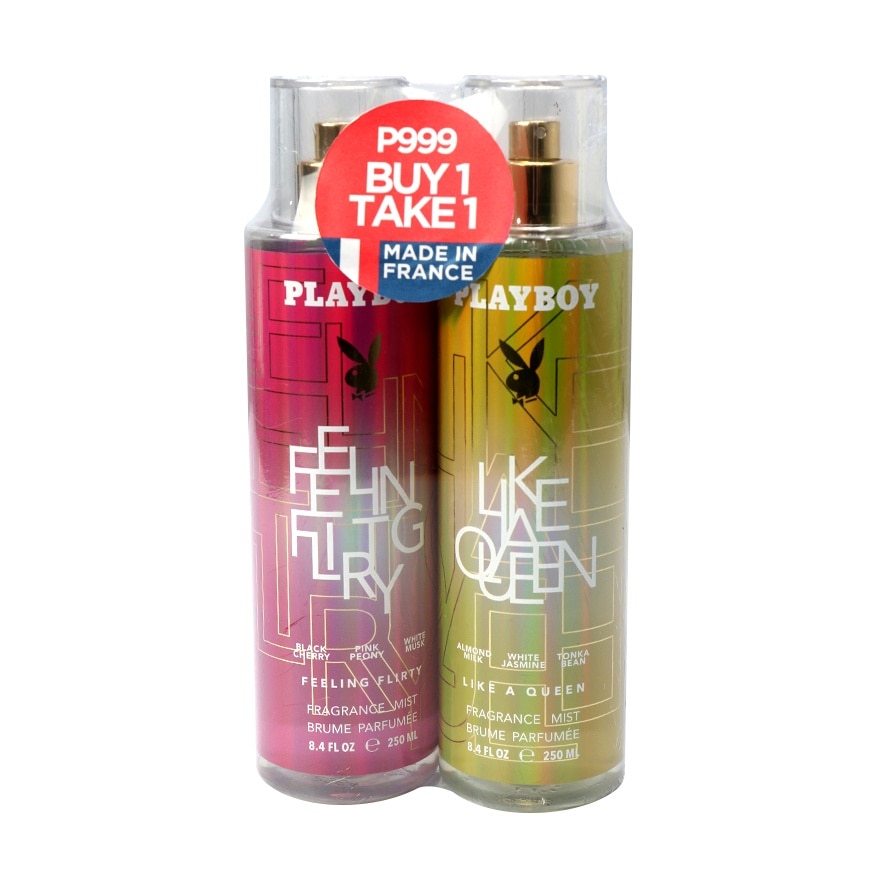 PLAYBOY Feeling Flirty And Like A Queen Body Mist 250ml