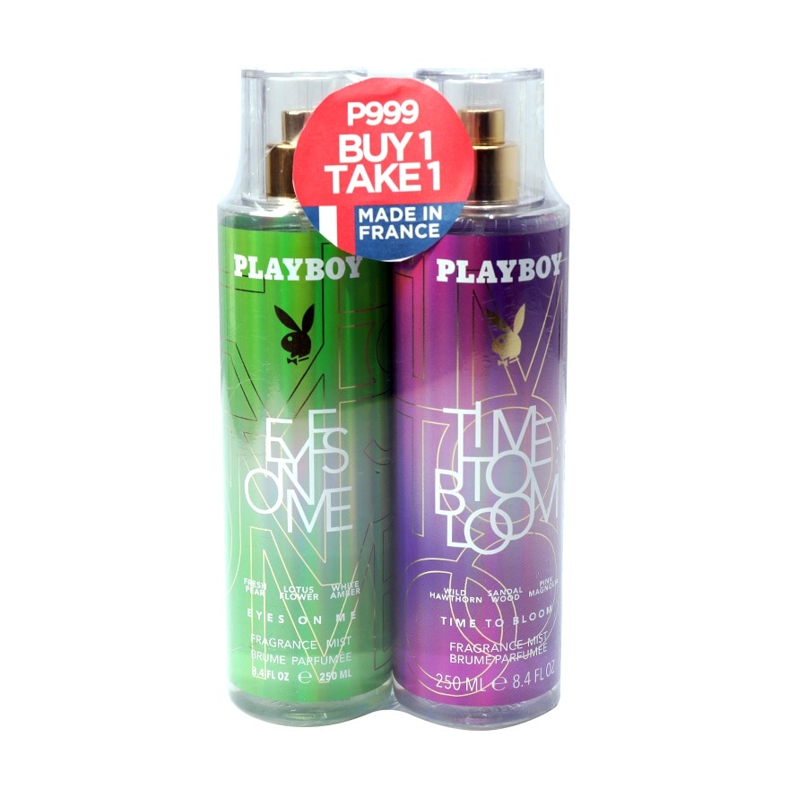 PLAYBOY Eyes On Me And Time To Bloom Body Mist 250ml