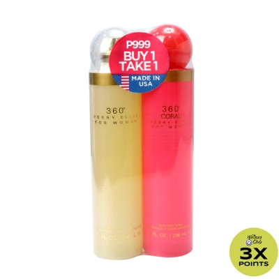 PERRY ELLIS PERRY ELLIS 360 Yellow And Coral Body Mist 236ml