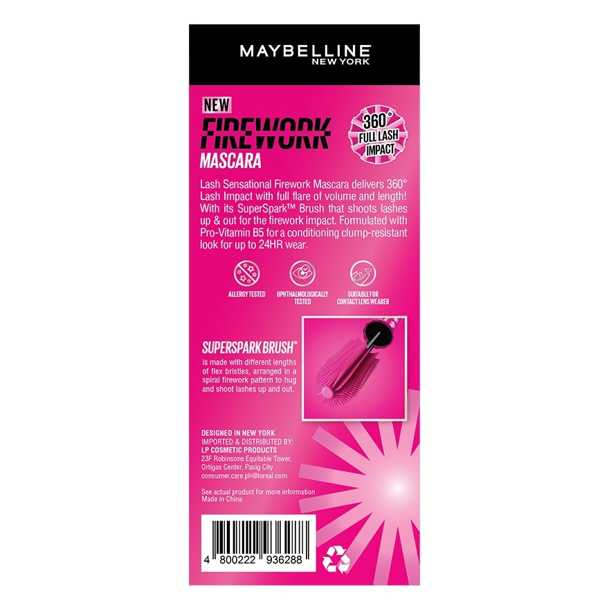 MAYBELLINE Firework Mascara 360 Full Lash Impact