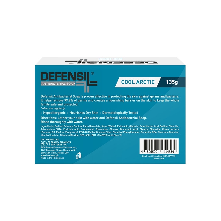 DEFENSIL Antibacterial Soap Cool Arctic 135g