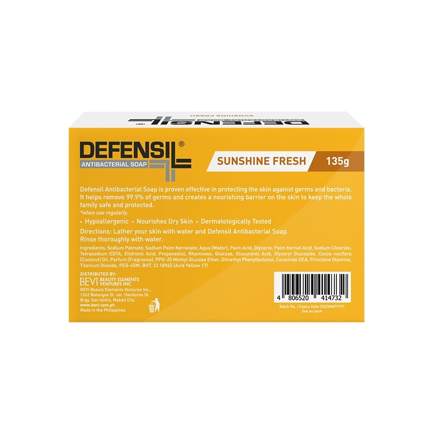 DEFENSIL Antibacterial Soap Sunshine Fresh 135g