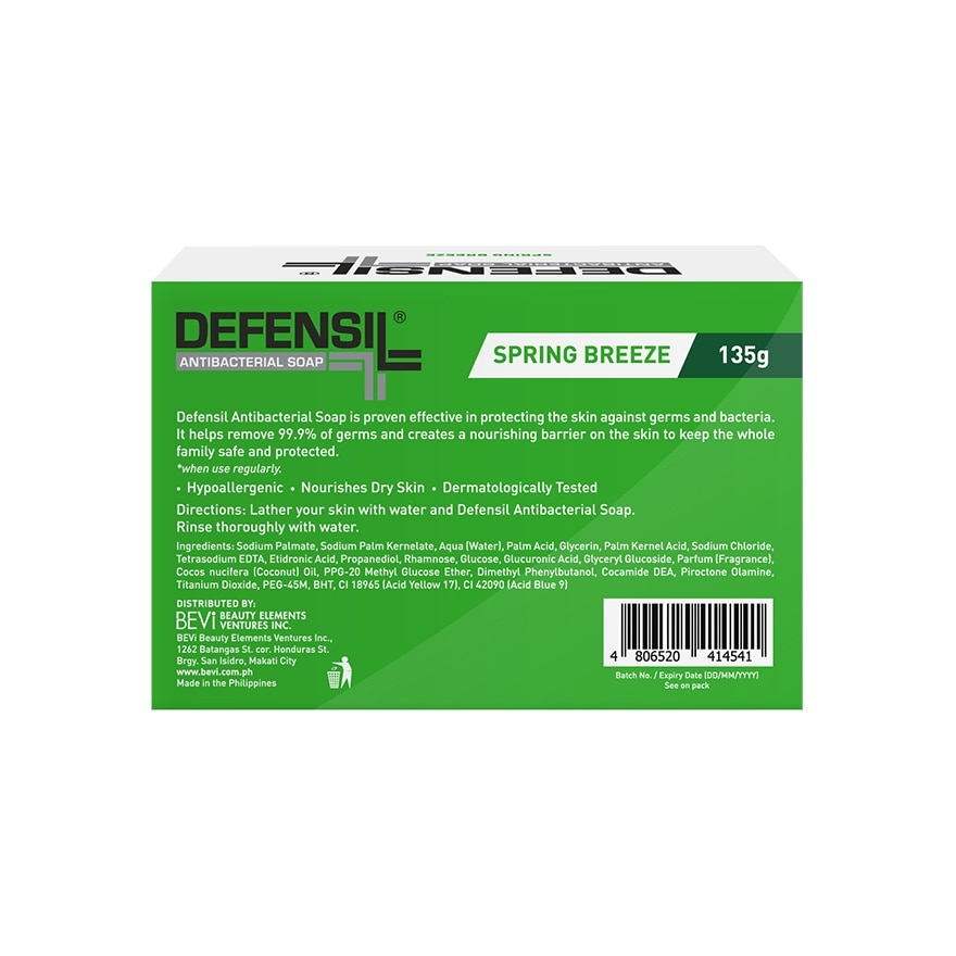 DEFENSIL Antibacterial Soap Spring Breeze 135g