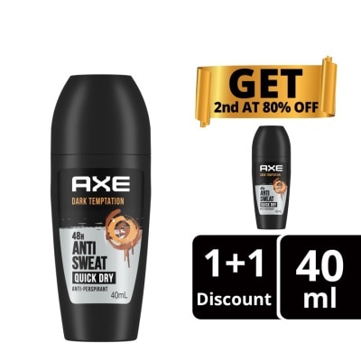 AXE - AXE Roll On Dark Temptaion 40ML Get 2nd Item at 80% Off