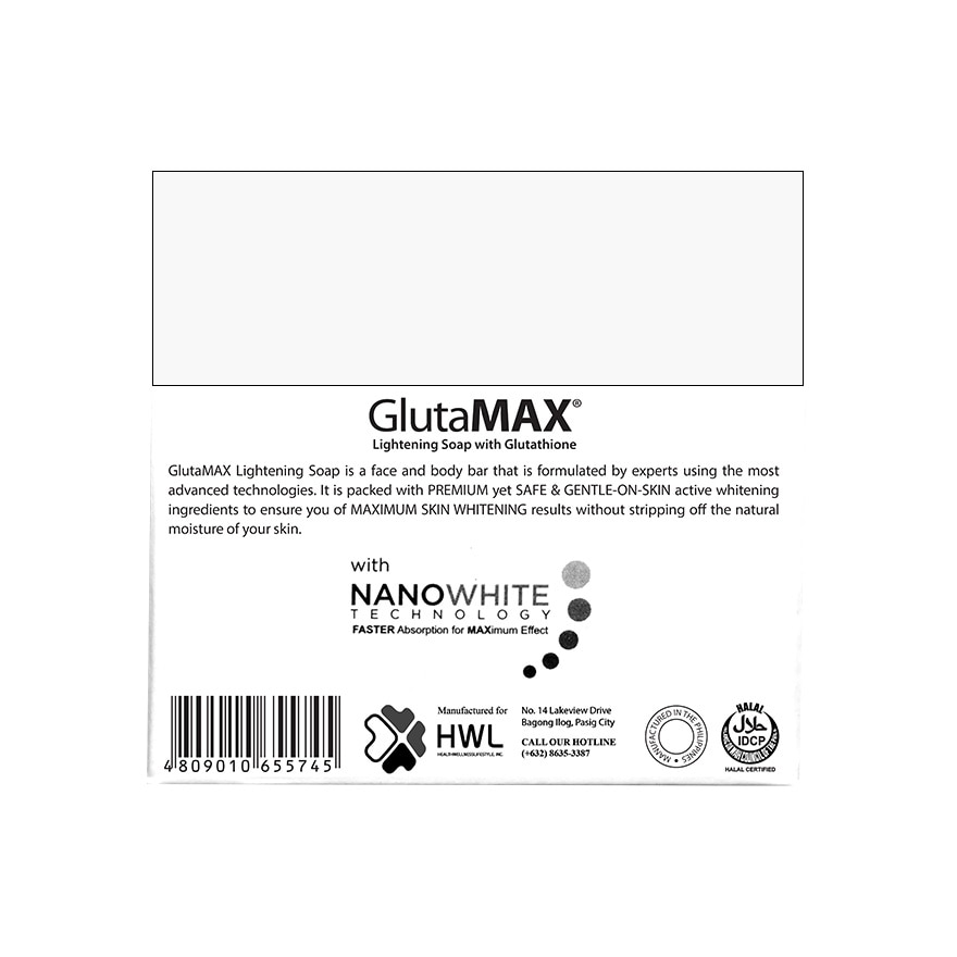 GLUTAMAX Soap 60g Buy 2 Get 1 Free