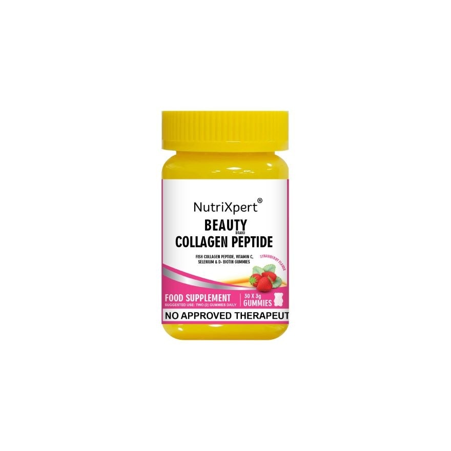 Nutrixpert Beauty Brand Collagen Peptide Gummies 30's