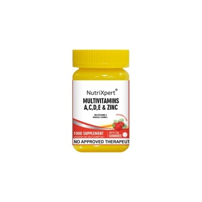 NUTRIXPERT NutriXpert Multivitamins A,C,D,E & Zinc Gummies 30's