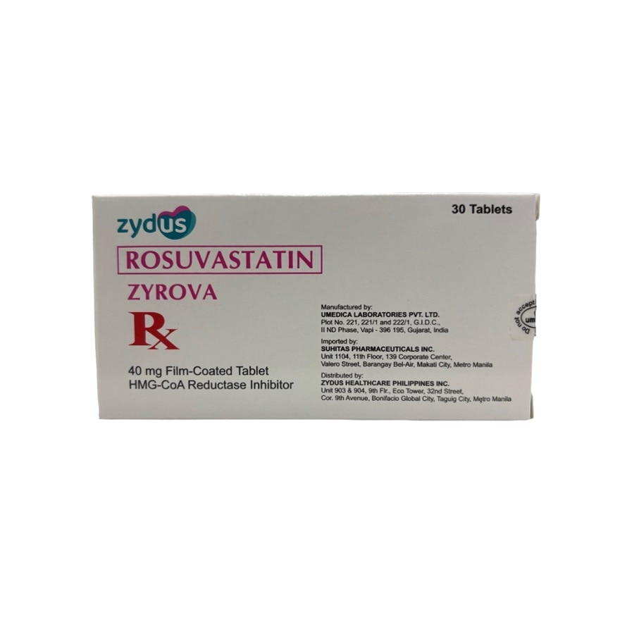 ZYROVA 40mg Film Coated Tablet Sold Per Piece [PRESCRIPTION REQUIRED]