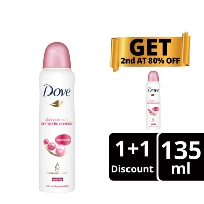 DOVE - DOVE PR Anti-Perspirant Ultimate Repair Lily 135ml Buy 1 and get 2nd at 80% OFF