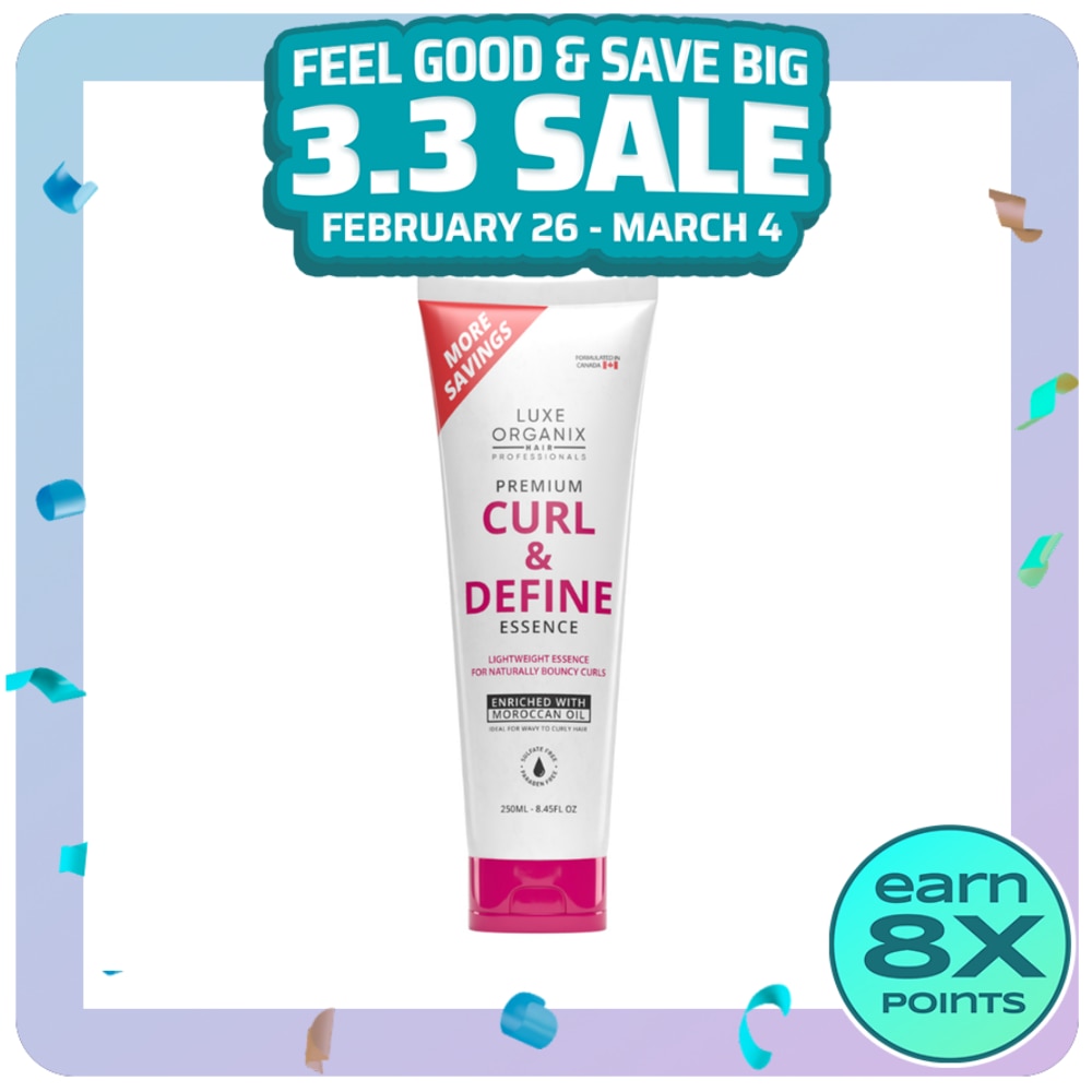 LUXE ORGANIX Premium Keratin Curl & Define Essence 250ml