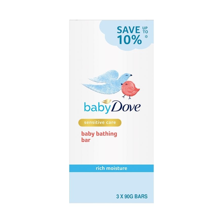 BABY DOVE BAR RICH MOISTURE TRPLES 3X90G