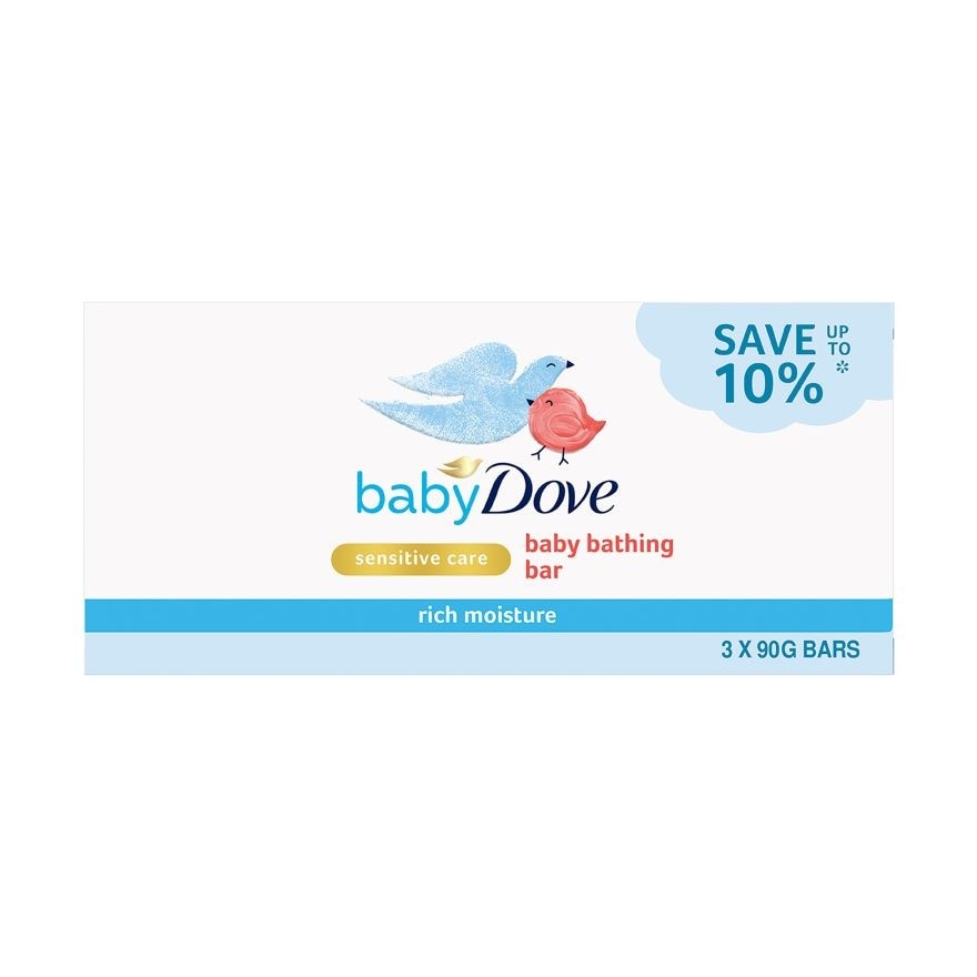 BABY DOVE BAR RICH MOISTURE TRPLES 3X90G