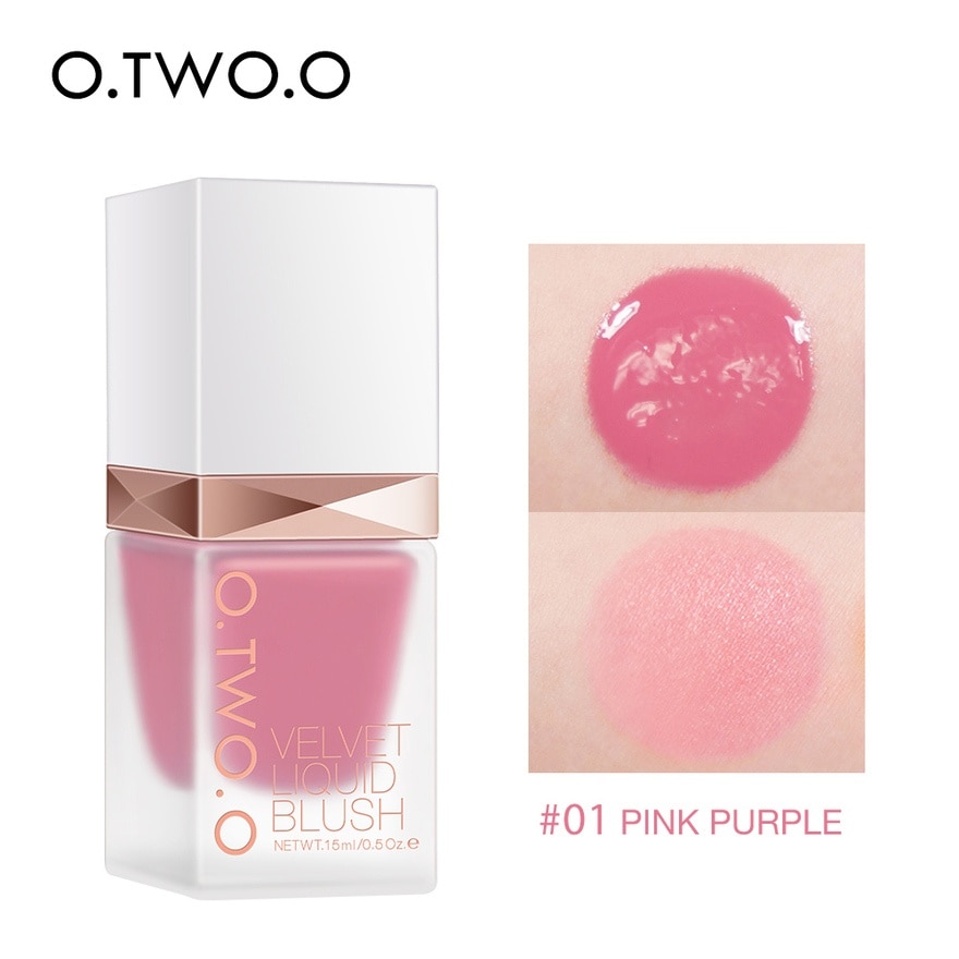 OTWOO Liquid Blush Fard A Joues Liquide 01 Pink Purple 15ml