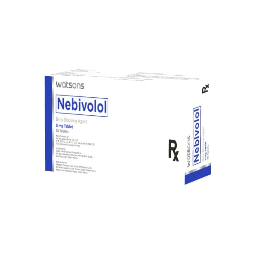 WATSONS GENERICS Nebivolol 5mg 1 Tablet [PRESCRIPTION REQUIRED]