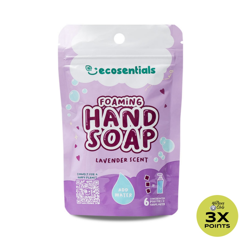 ECOSENTIALS Foaming Hand Soap Pods Lavender Scent Refill Pack