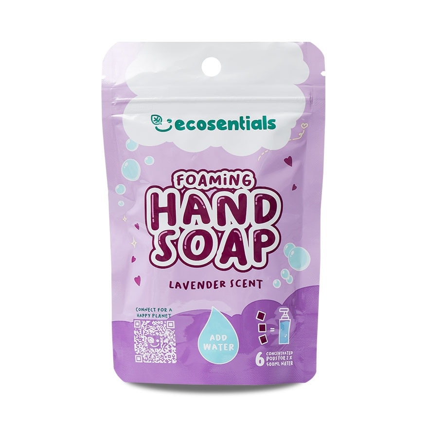 ECOSENTIALS Foaming Hand Soap Pods Lavender Scent Refill Pack