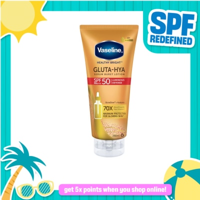 VASELINE - VASELINE Gluta-Hya Luminous Defense SPF50 PA+++ 260ml