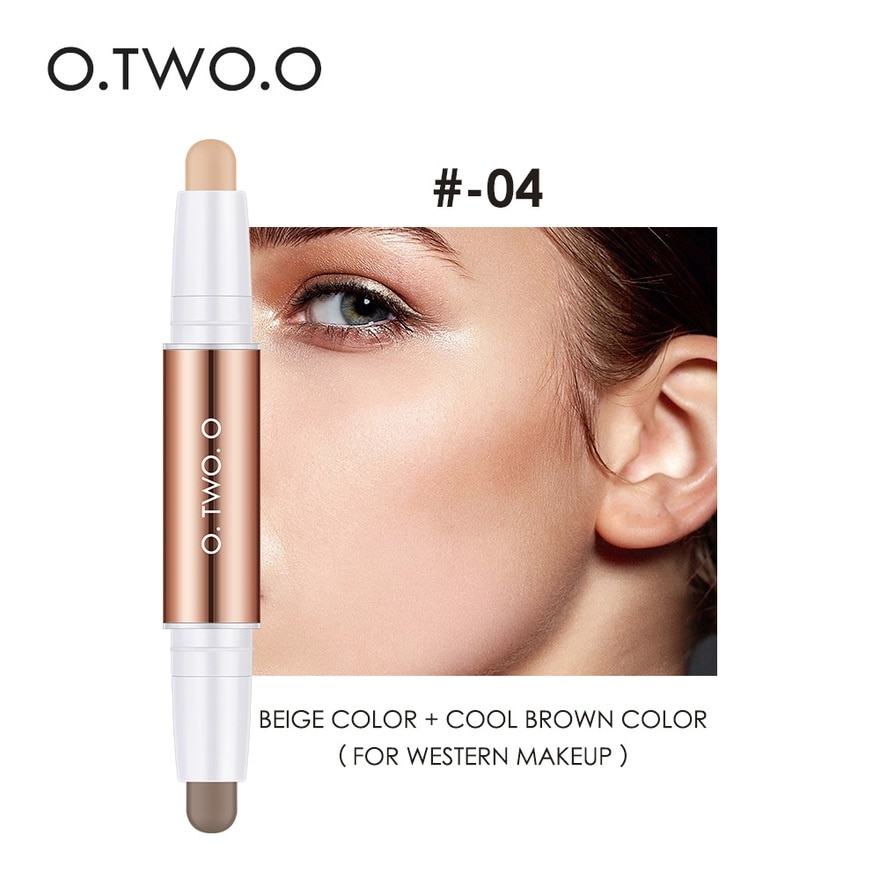 OTWOO Glow Lift Light Shadow Contour Stick 04 Beige Plus Cool Brown 3 6g