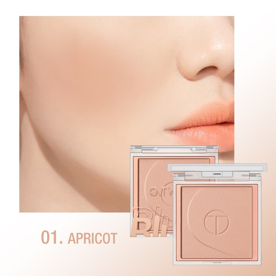 OTWOO Silky Glow Powder Blush 01 Apricot 5g
