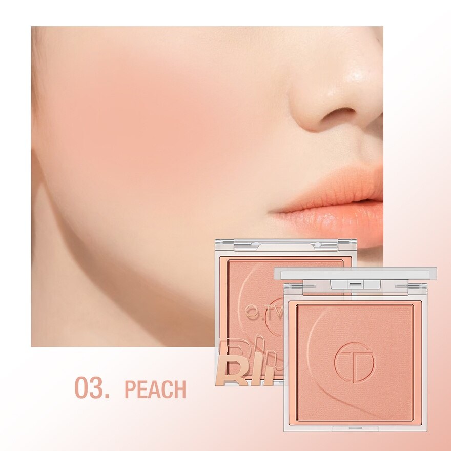 OTWOO Silky Glow Powder Blush 03 Peach 5g