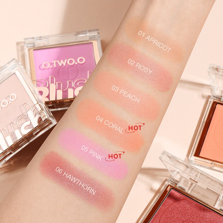 OTWOO Silky Glow Powder Blush 03 Peach 5g