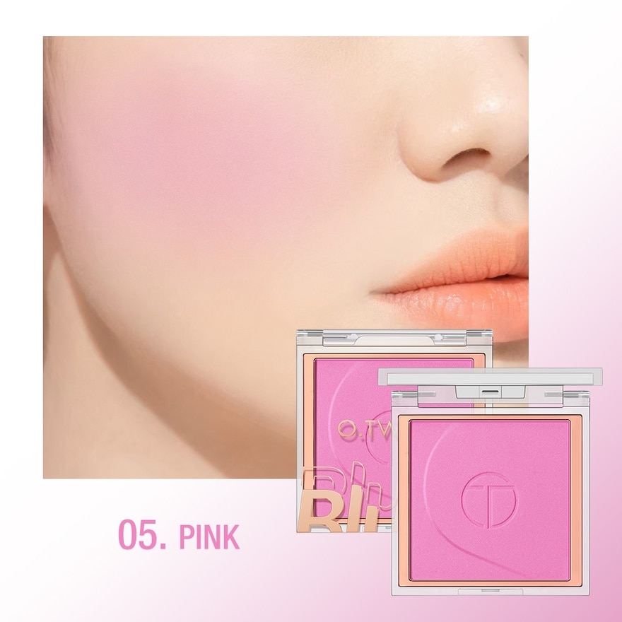 OTWOO Silky Glow Powder Blush 05 Pink 5g