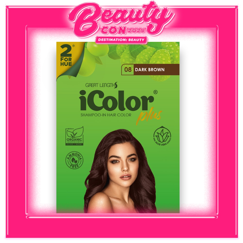 ICOLOR Plus Shampoo Dye 2 For Hue Dark Brown 30ml