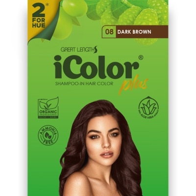 ICOLOR ICOLOR Plus Shampoo Dye 2 For Hue Dark Brown 30ml