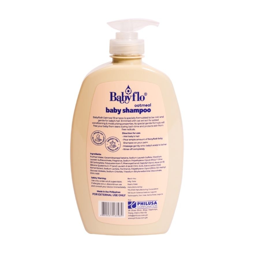 BABYFLO Baby Shampoo Oatmeal 500Ml