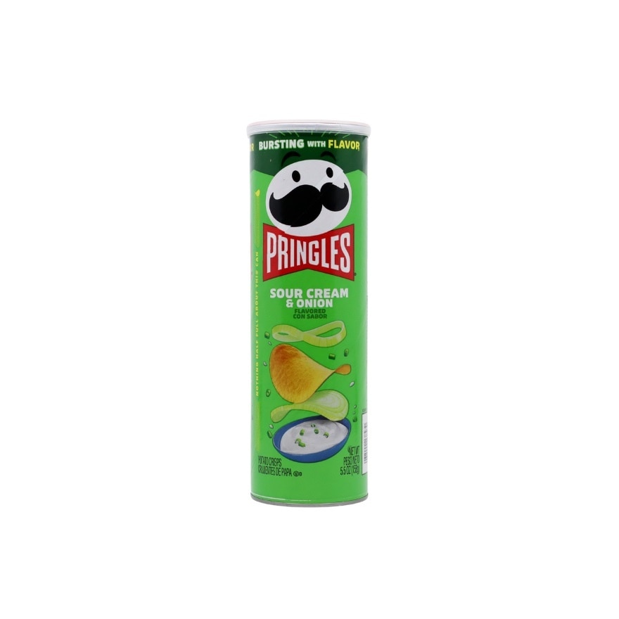 PRINGLES Potato Chips Sour Cream & Onion 158g