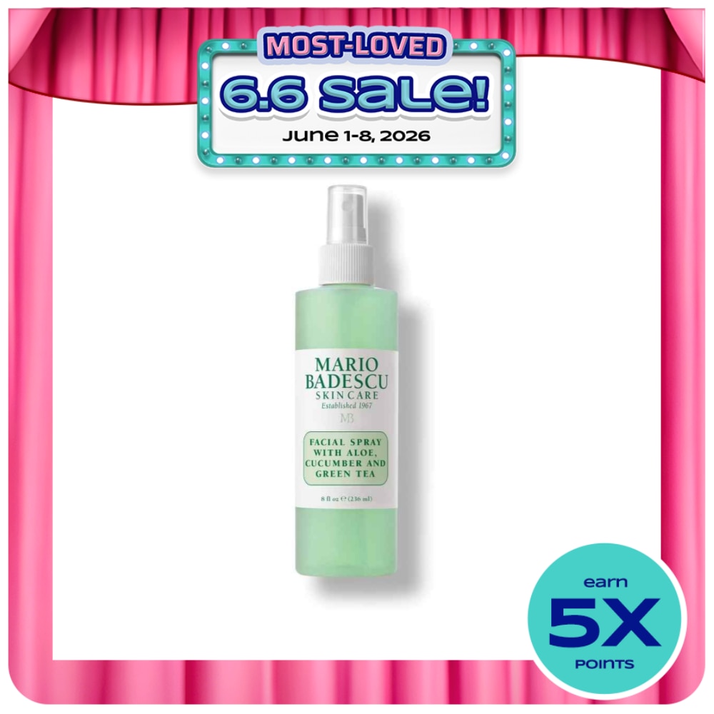 MARIO BADESCU, MARIO BADESCU Facial Spray With Aloe Cucumber And Green Tea  236ml | Watsons Philippines