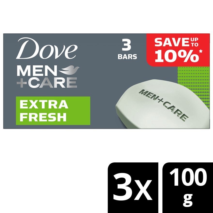 DOVE Men Bar Extra Fresh Triples 3s 100g