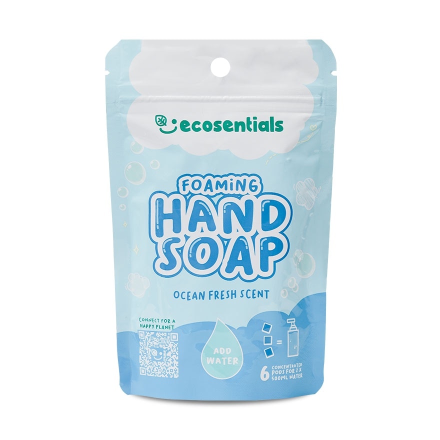 ECOSENTIALS Foaming Hand Soap Pods Ocean Fresh Scent Refill Pack