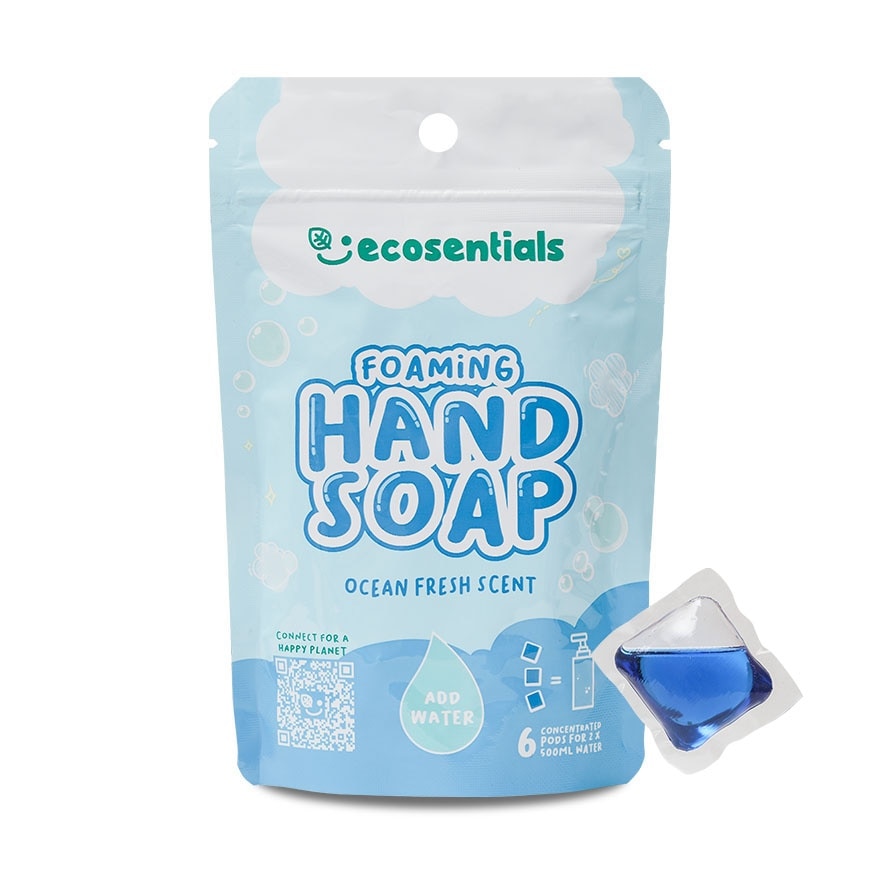 ECOSENTIALS Foaming Hand Soap Pods Ocean Fresh Scent Refill Pack